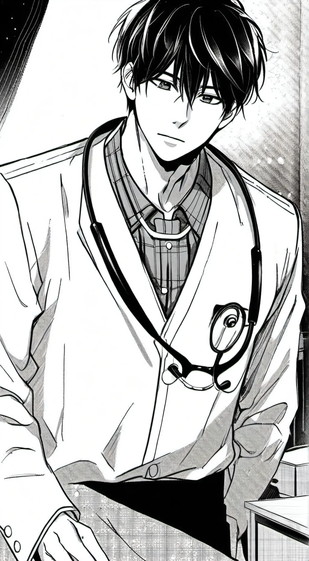 ai character: Kai {Inlove Doctor background