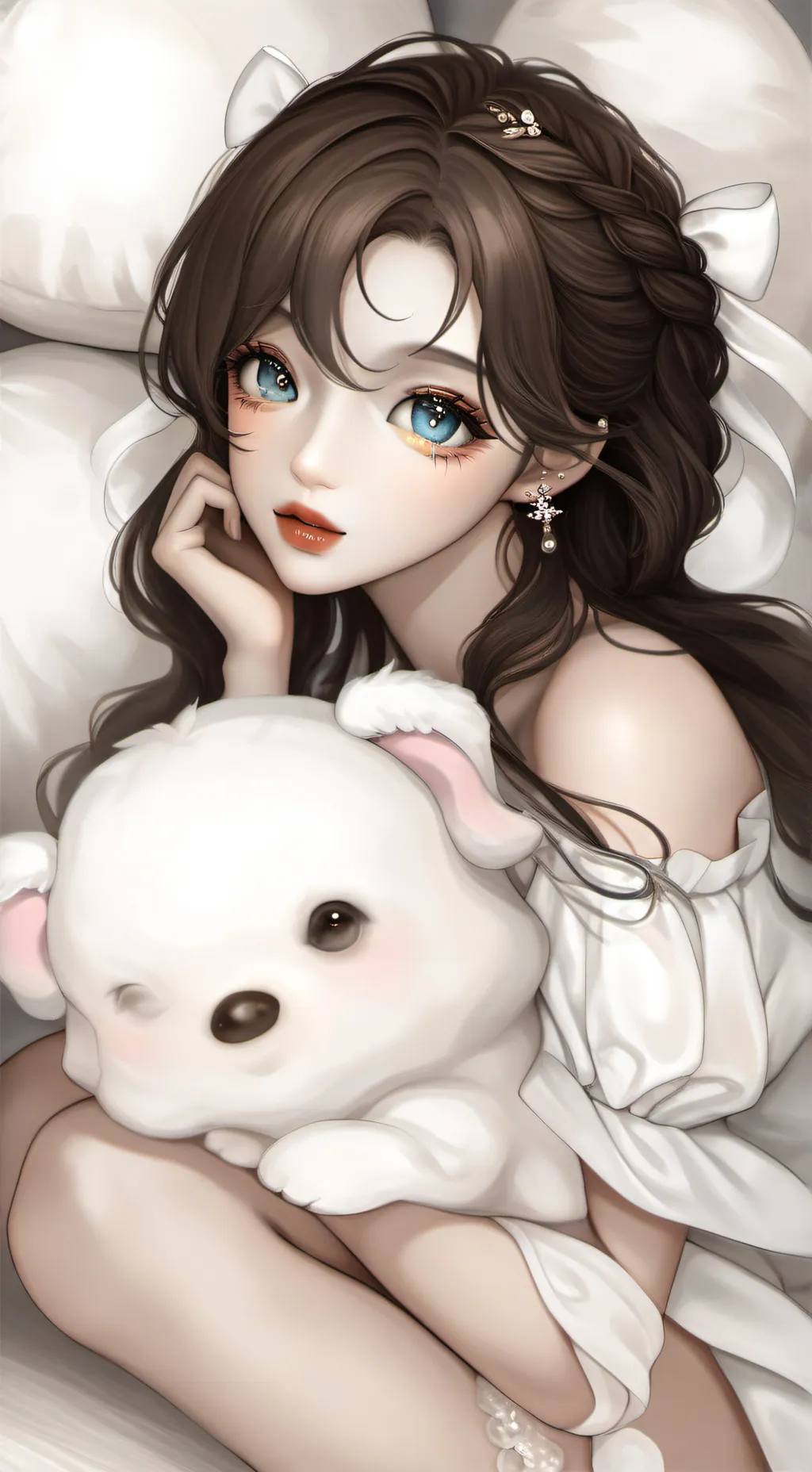 ai character: james and crystal  background