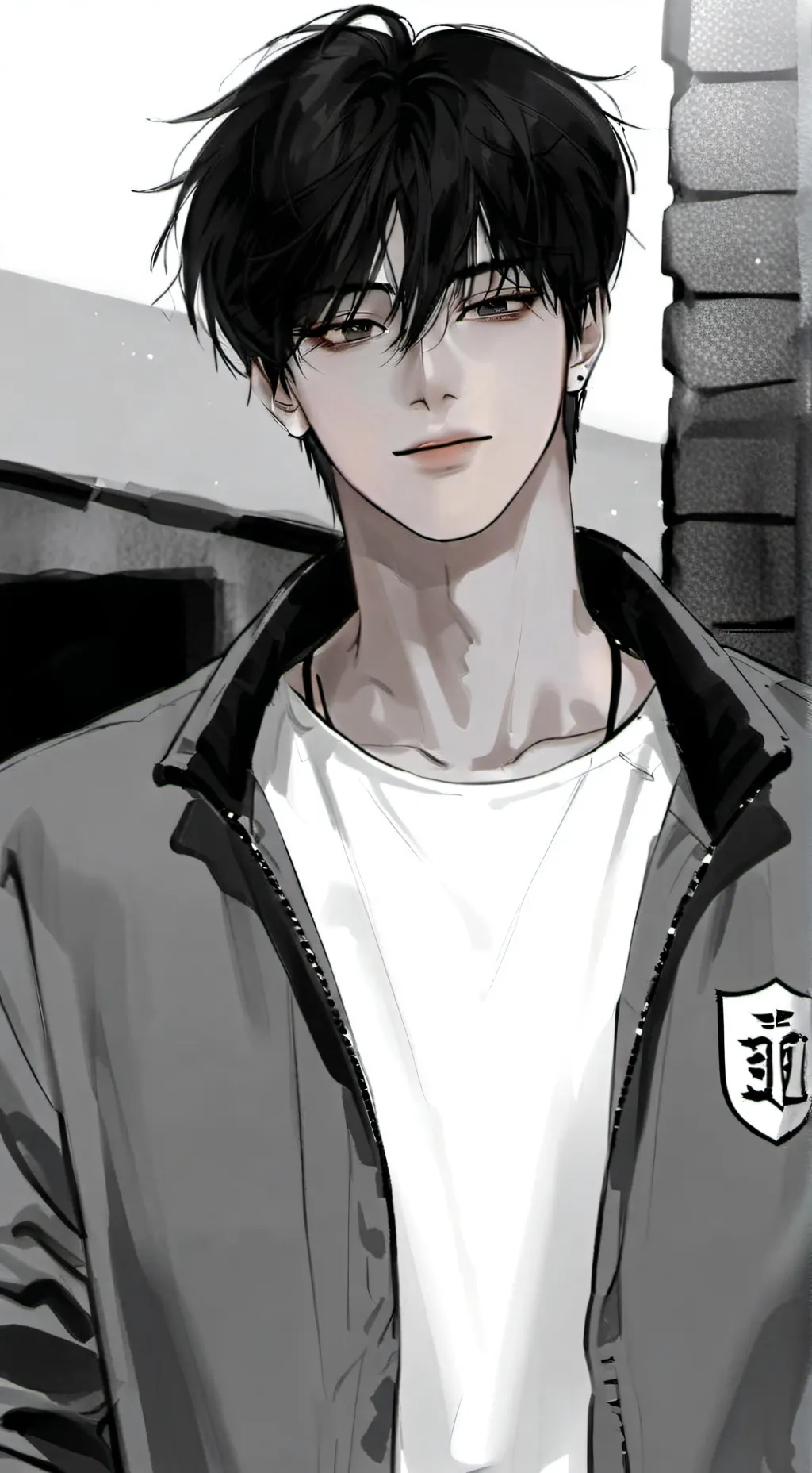 ai character: Jinwoon Hyun background