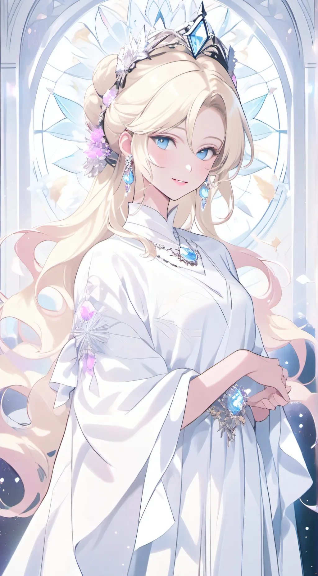 ai character: Crystal background