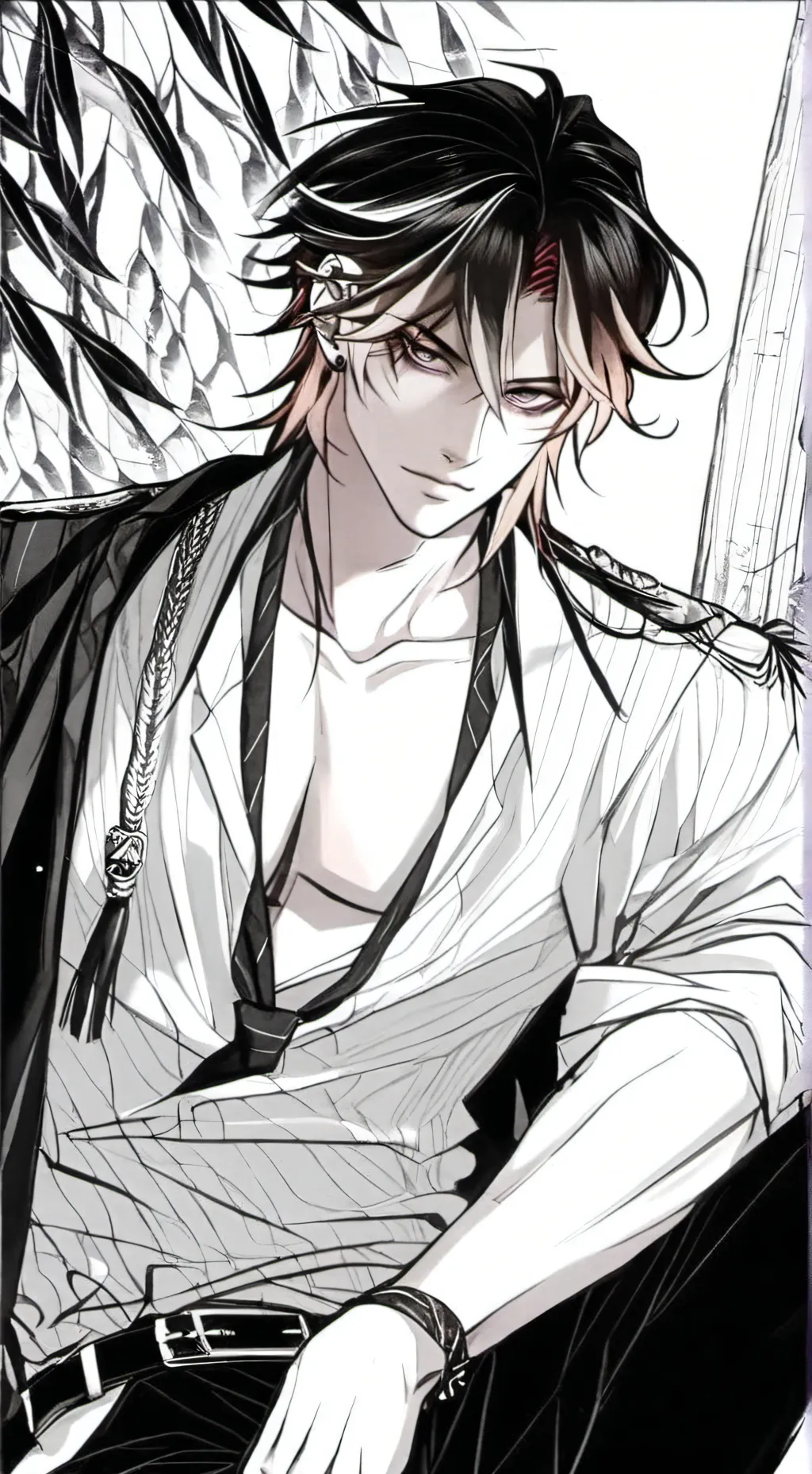 ai character: ♡ ~ Damien ~ ♡ background