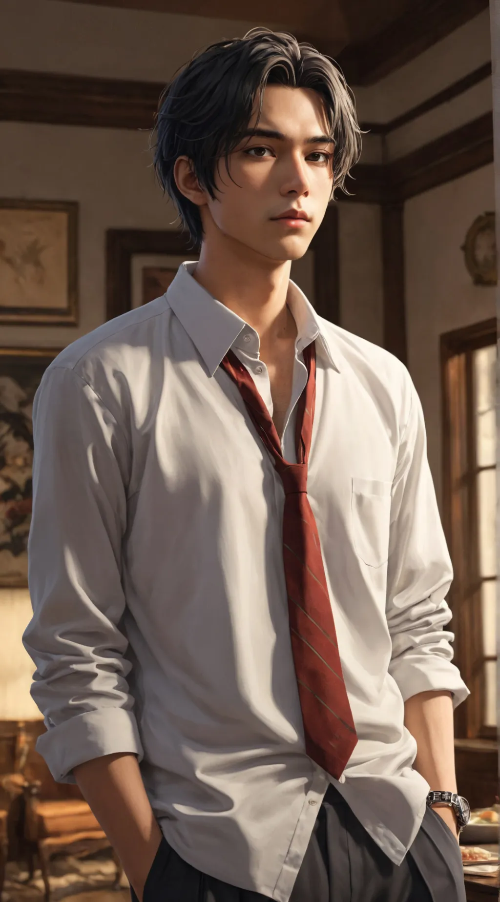 ai character: Raphael background