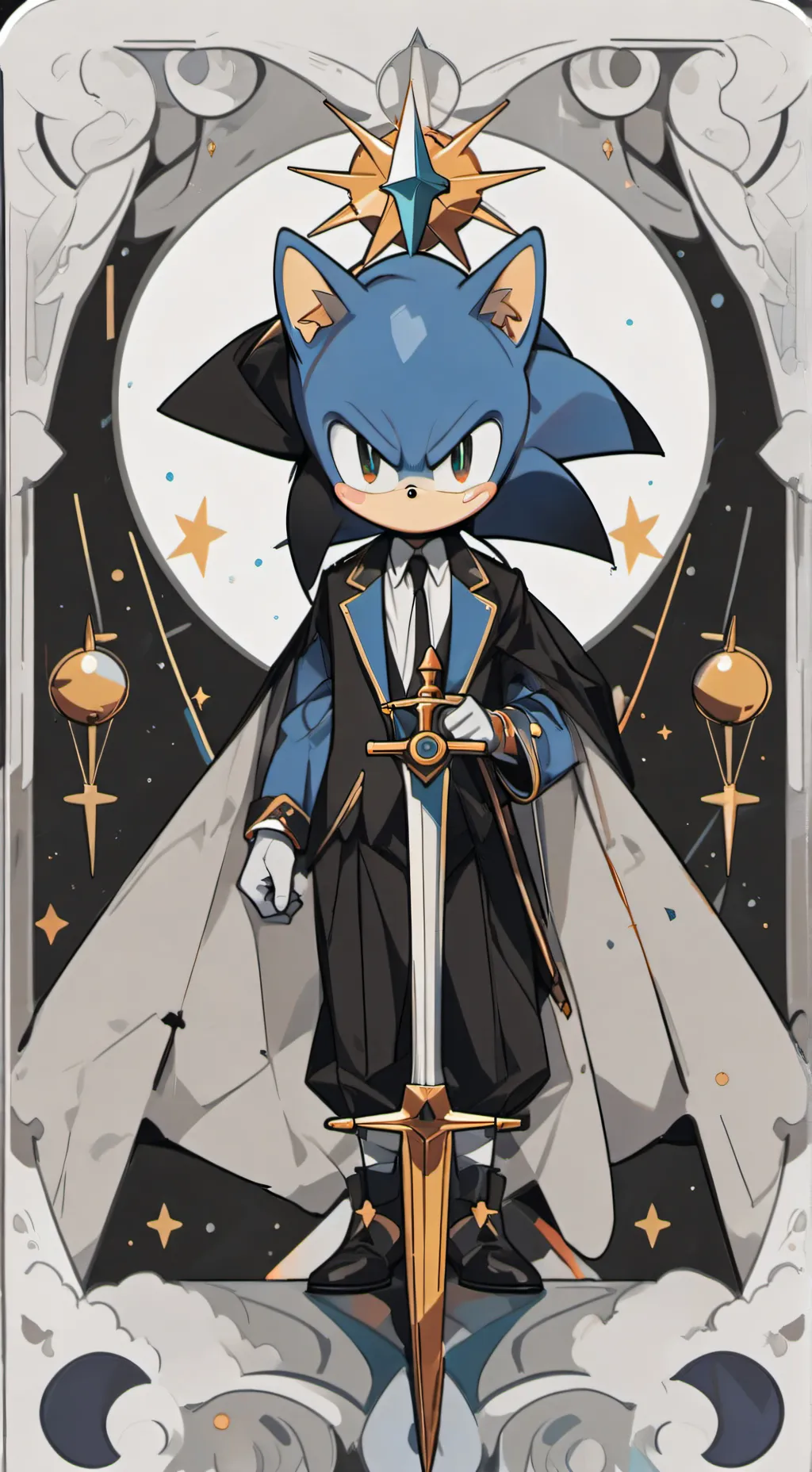 ai character: sonic background