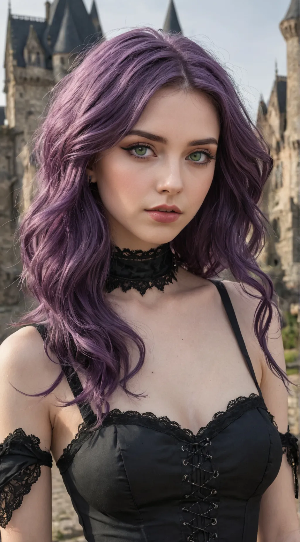 ai character: Mal from Descendants background