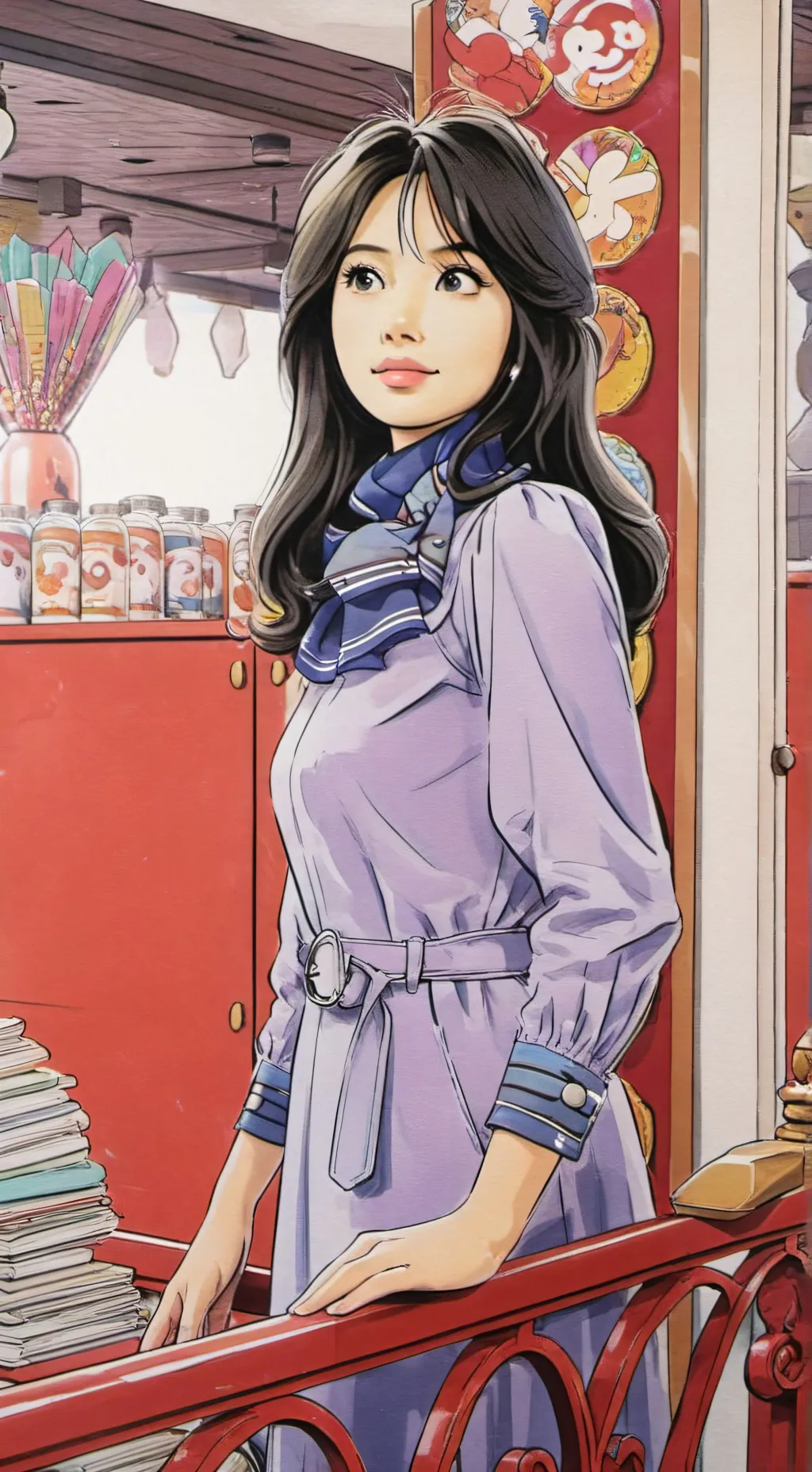 ai character: ruby~ background