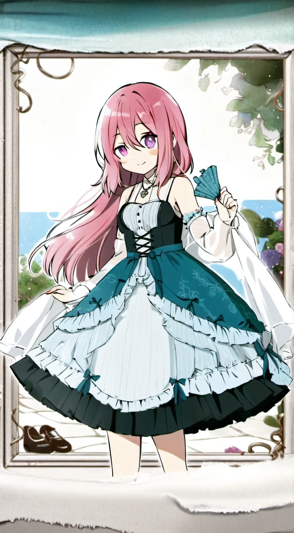 ai character: 🌹•°rosita °•🍒 background