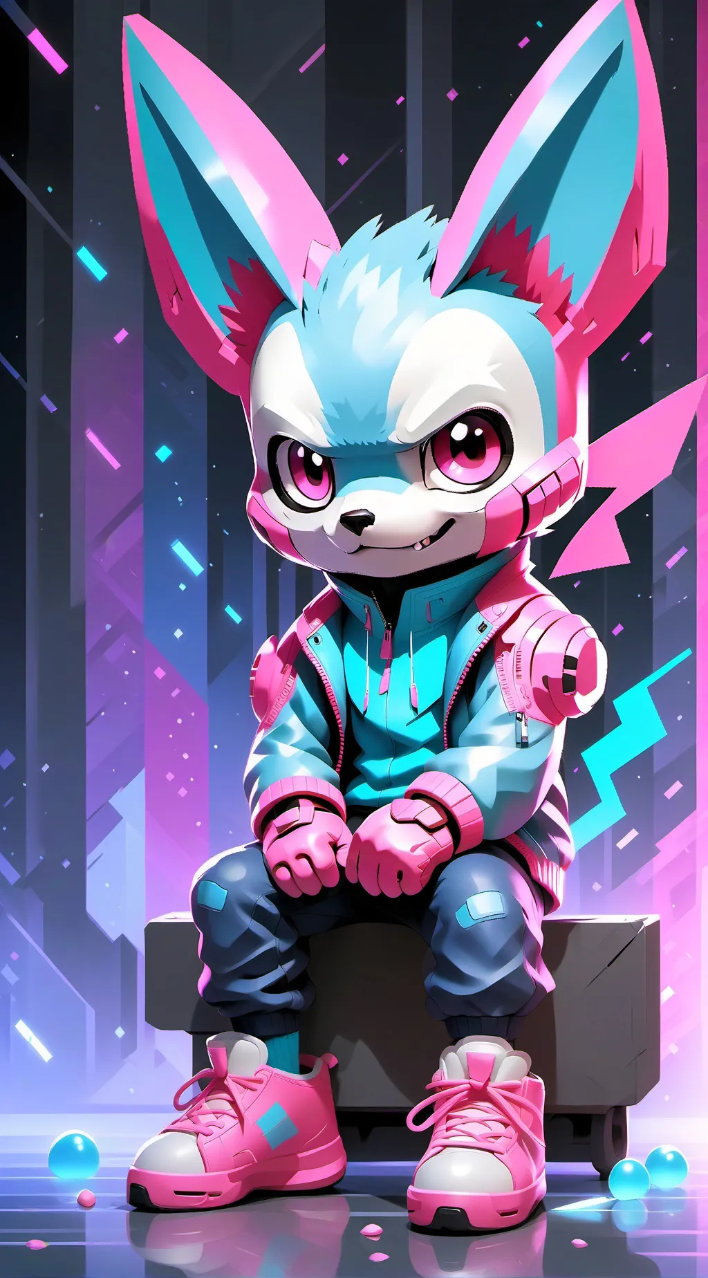 ai character: circus mr puzzles background