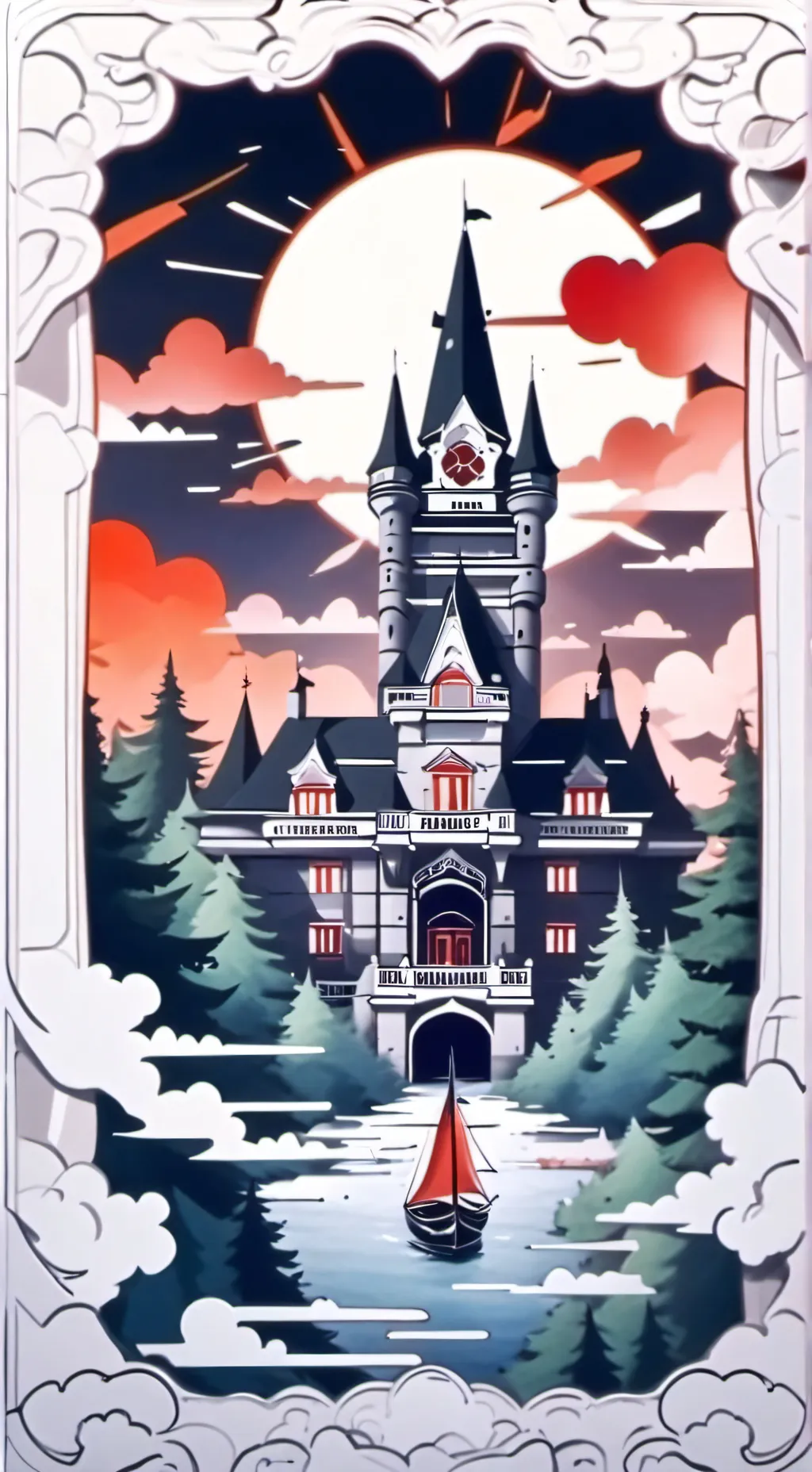 ai character: Food poisoning. background