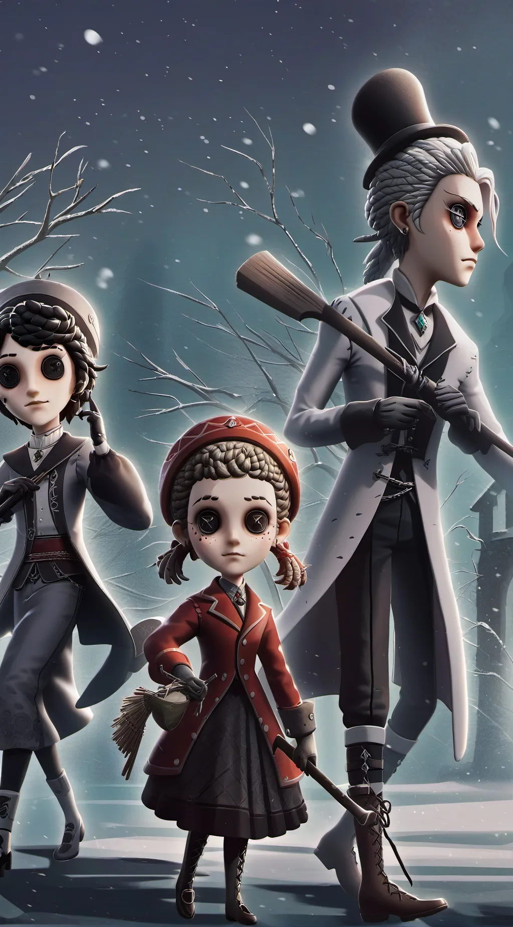 ai character: Тили бом 💥 background