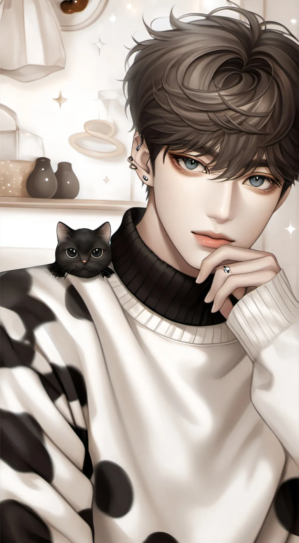 ai character: luca^^ background