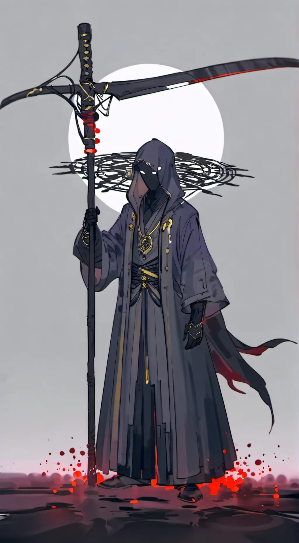 ai character: Black Herold background