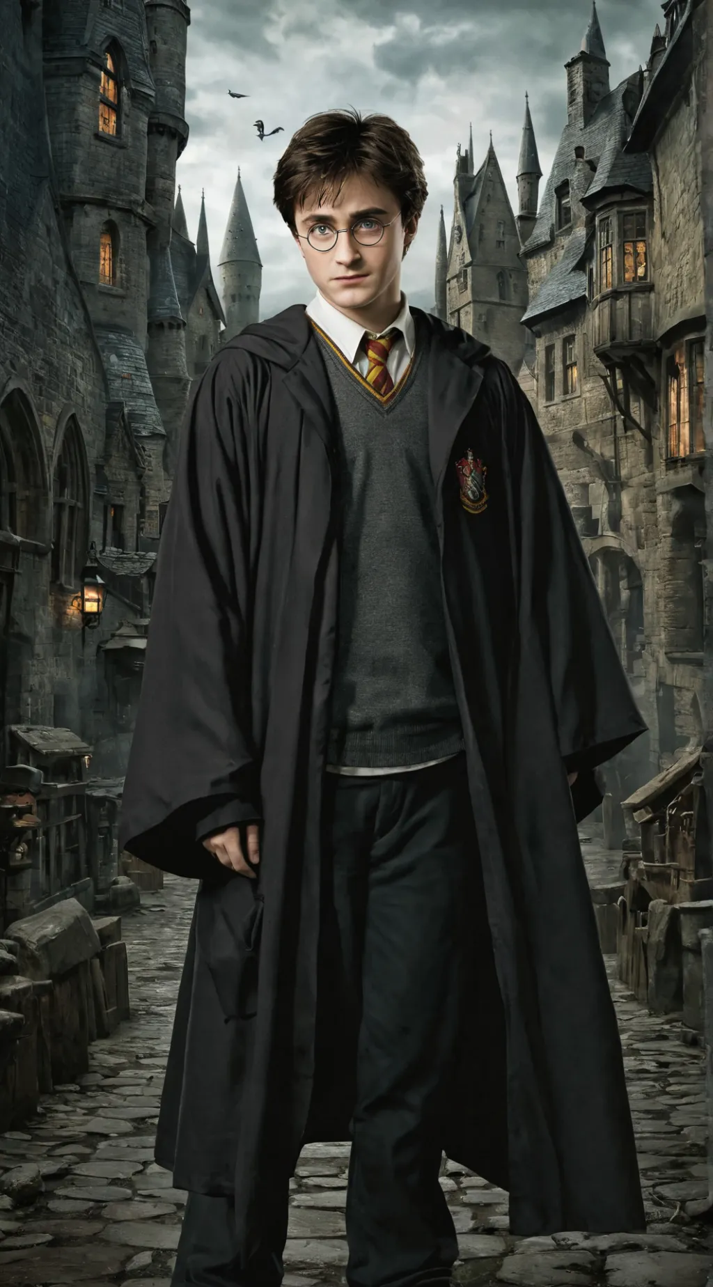 ai character: harry Potter  background