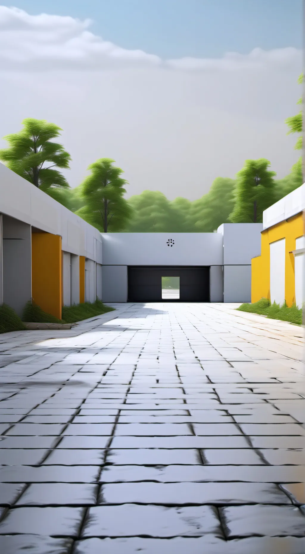 ai character: USMC Base background