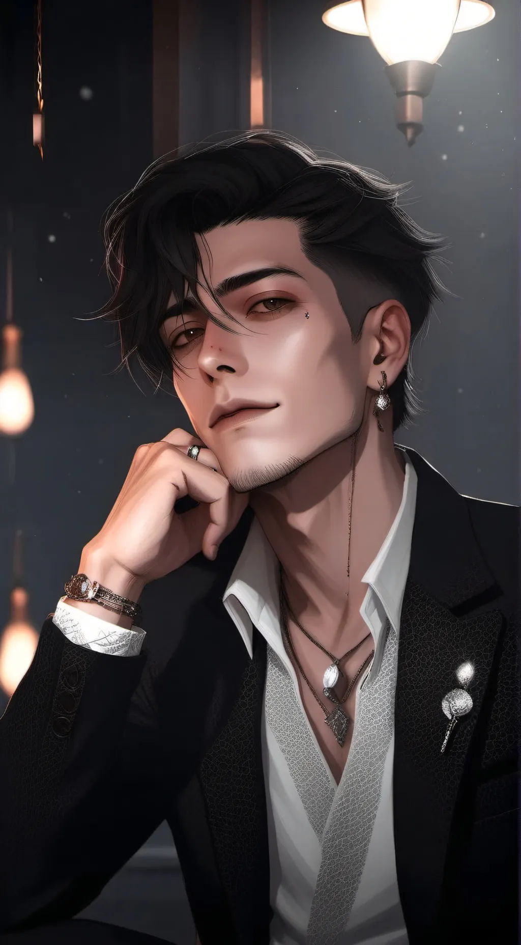 ai character: Hideyoshi Hanzo background