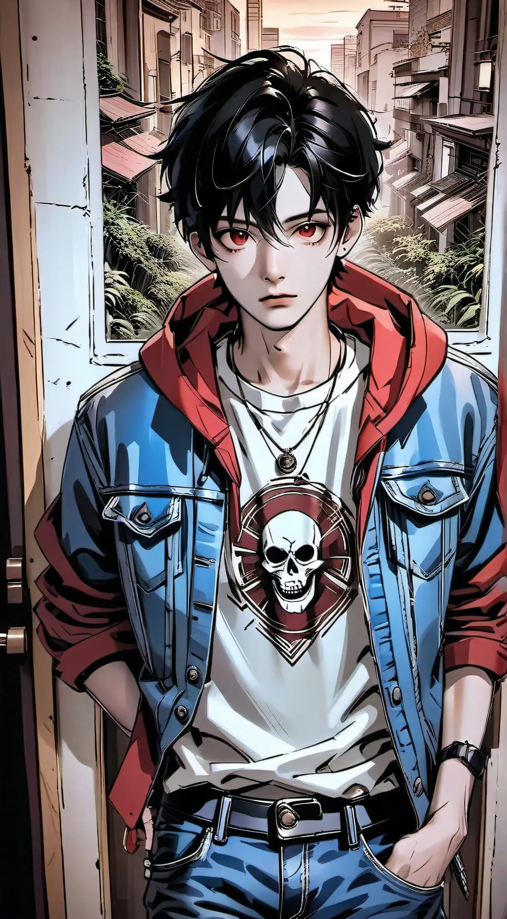 ai character: Carl  background