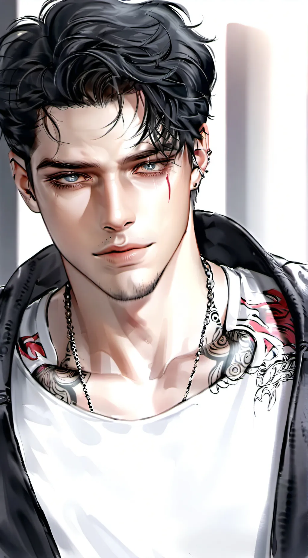 ai character: Zade Madows  background