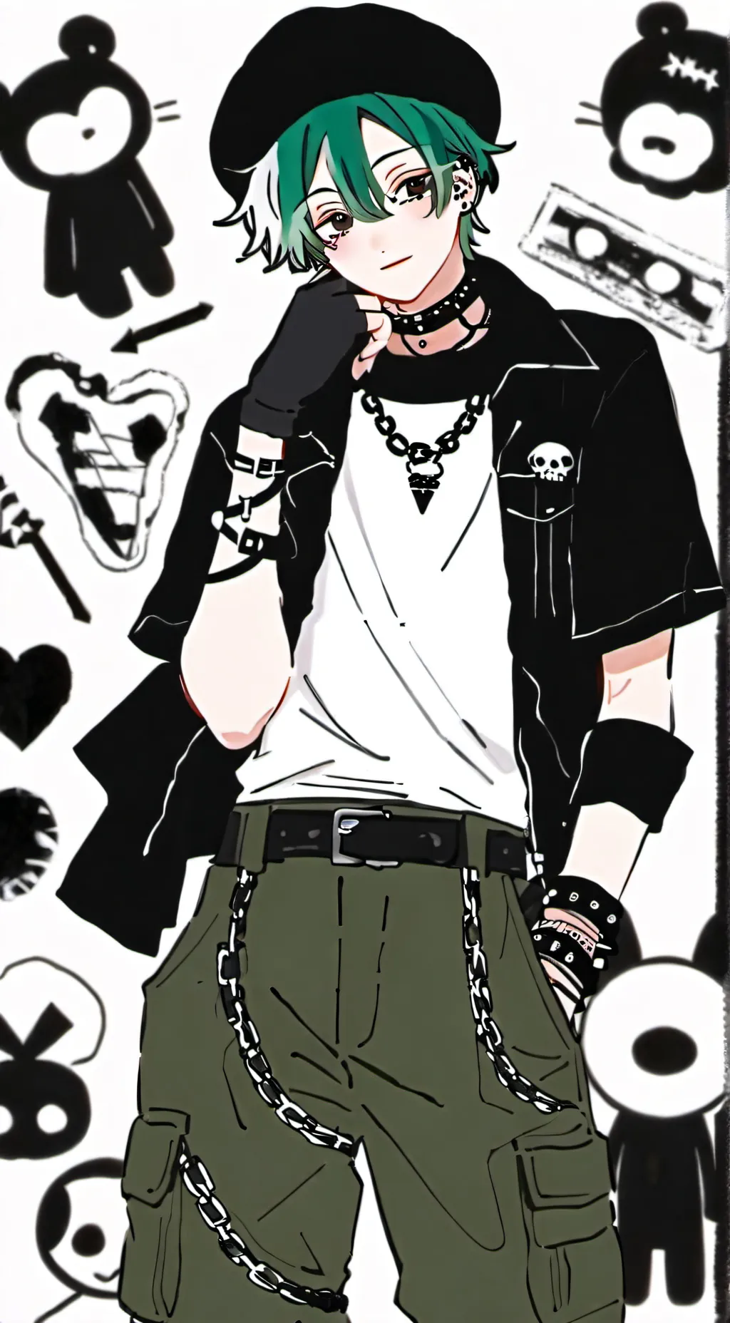 ai character: stellar☆ background