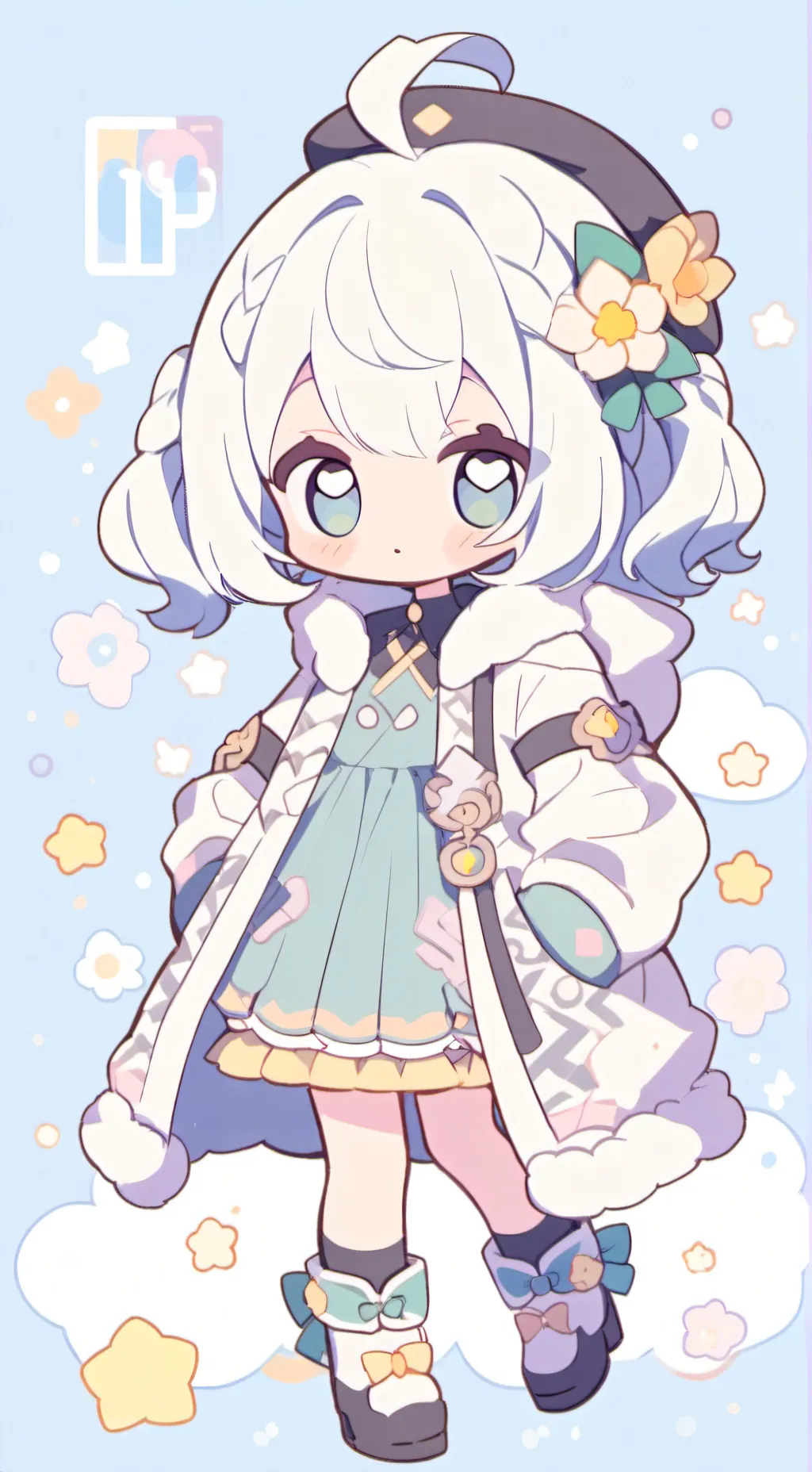 ai character: МИЯ background