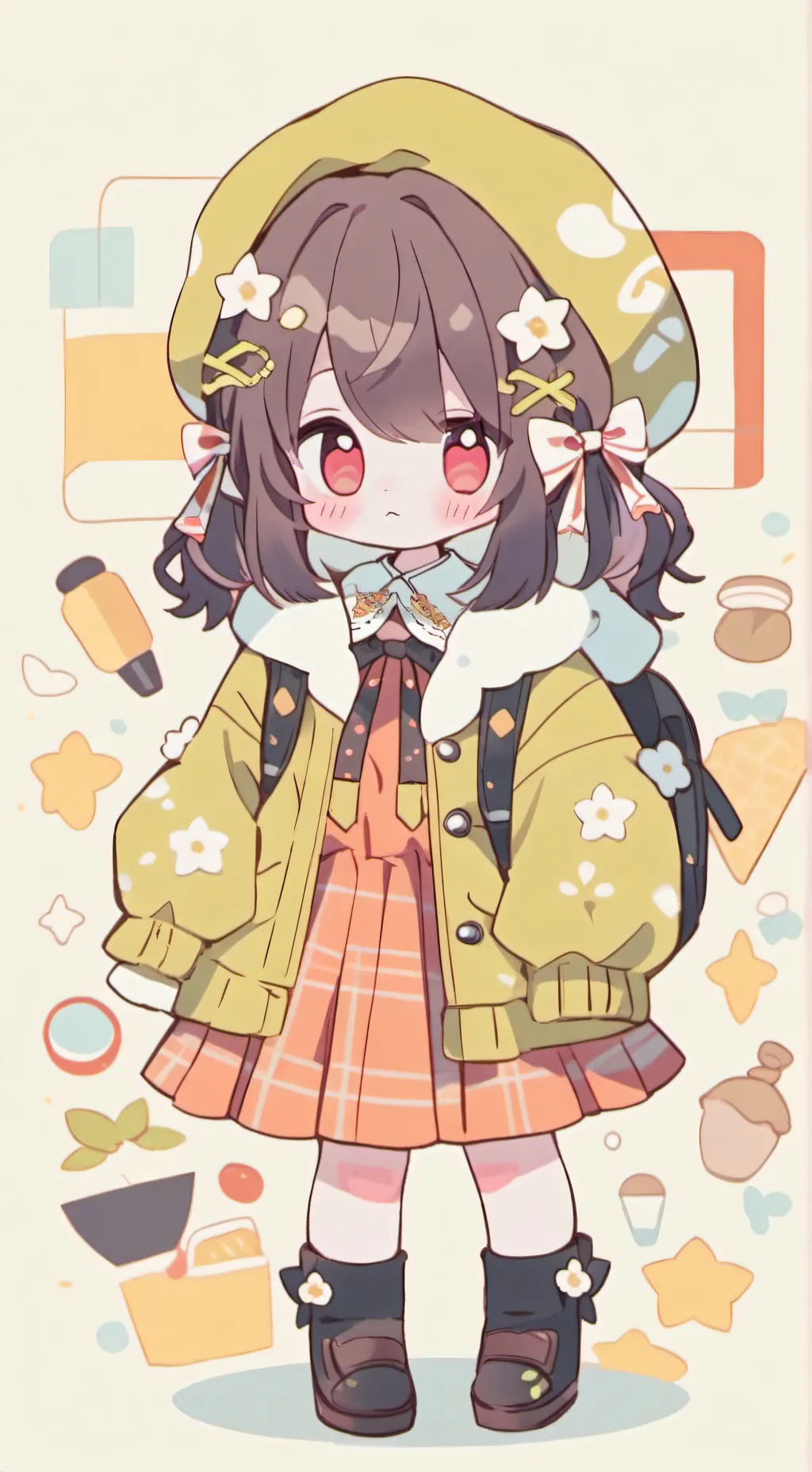 ai character: marine background