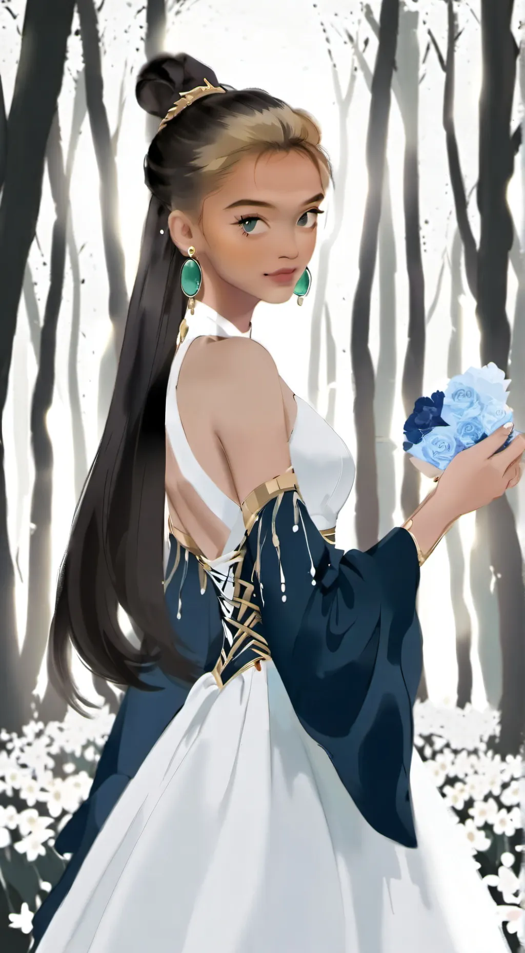 ai character: Lily background