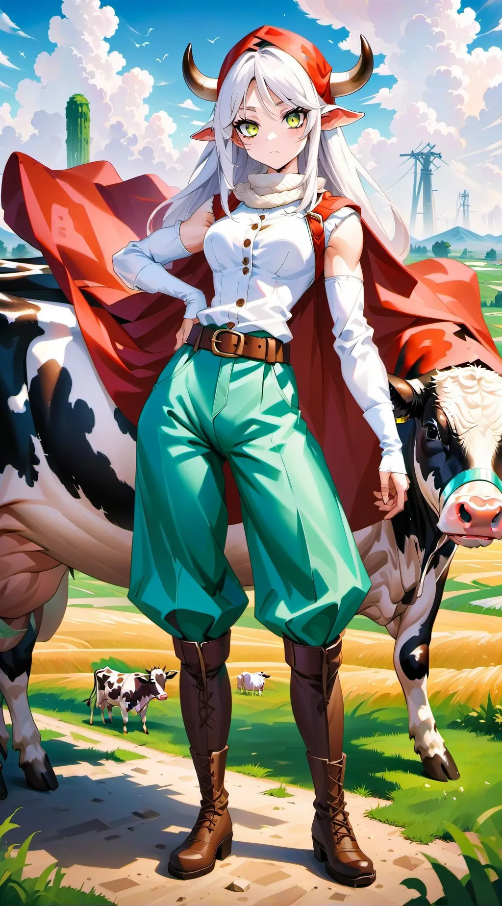 ai character: Mandy Crow background