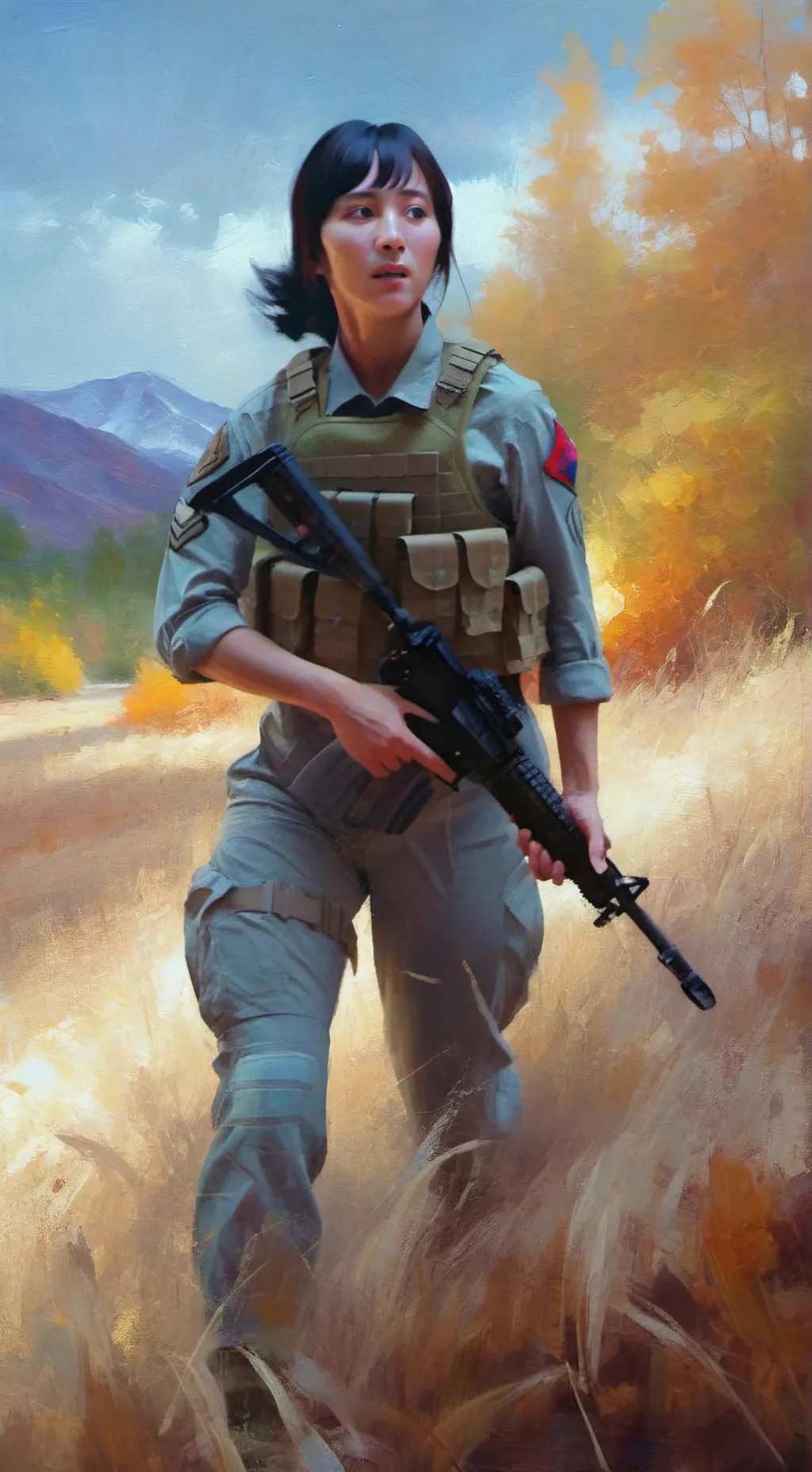 ai character: Sergeant Cho  background