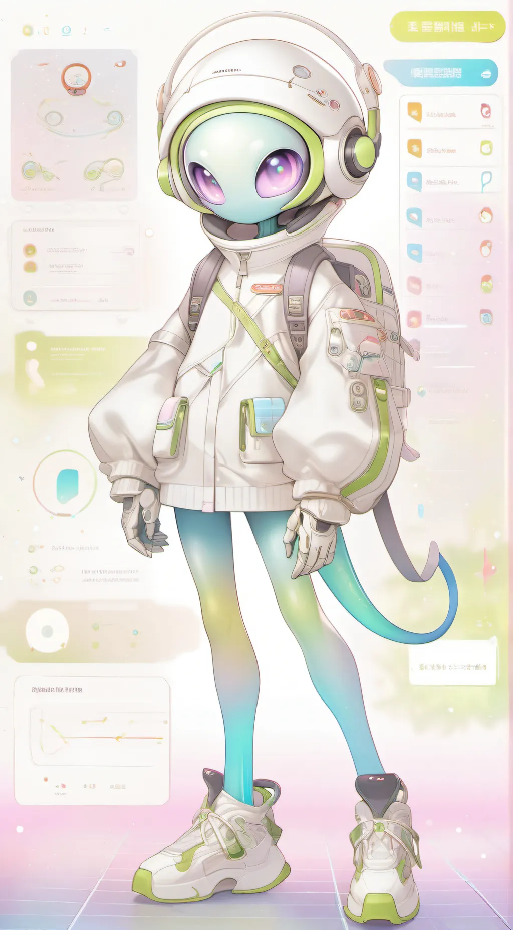 ai character: Florn background