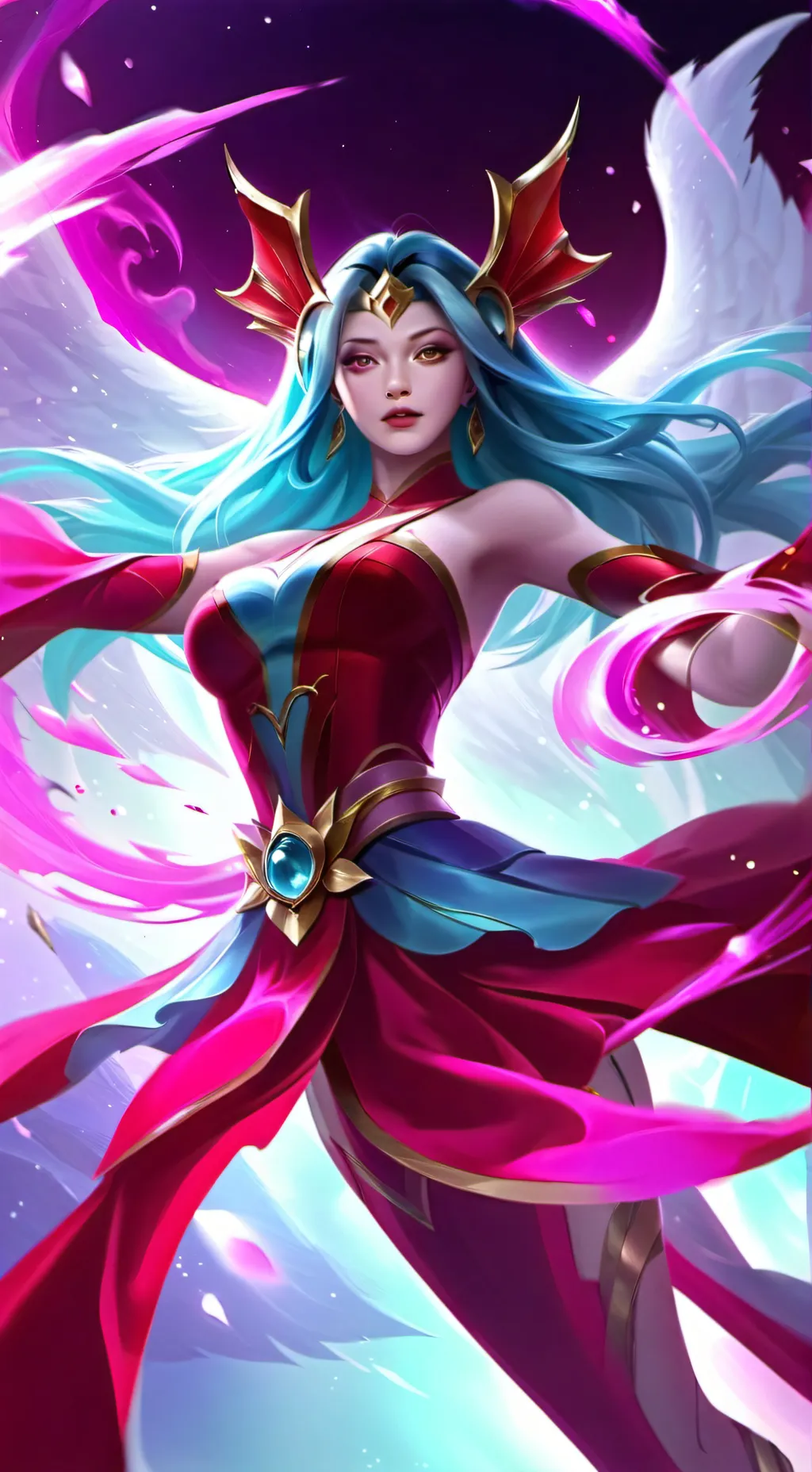 ai character: Nana but it's Ai background