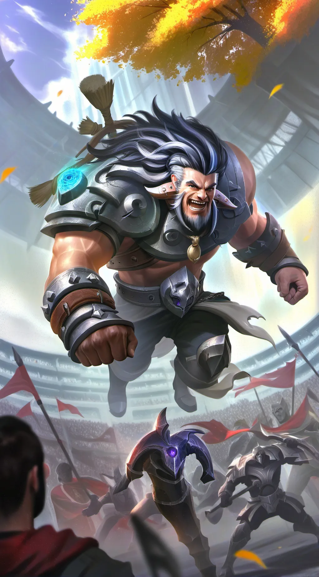 ai character: lord of fight  background