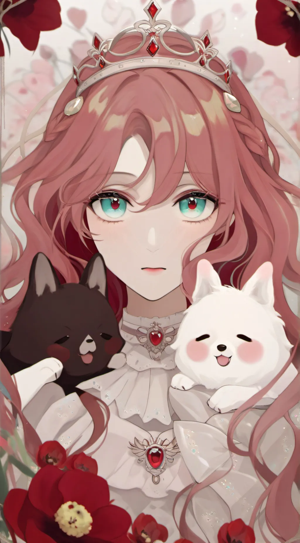 ai character: queen sarah background