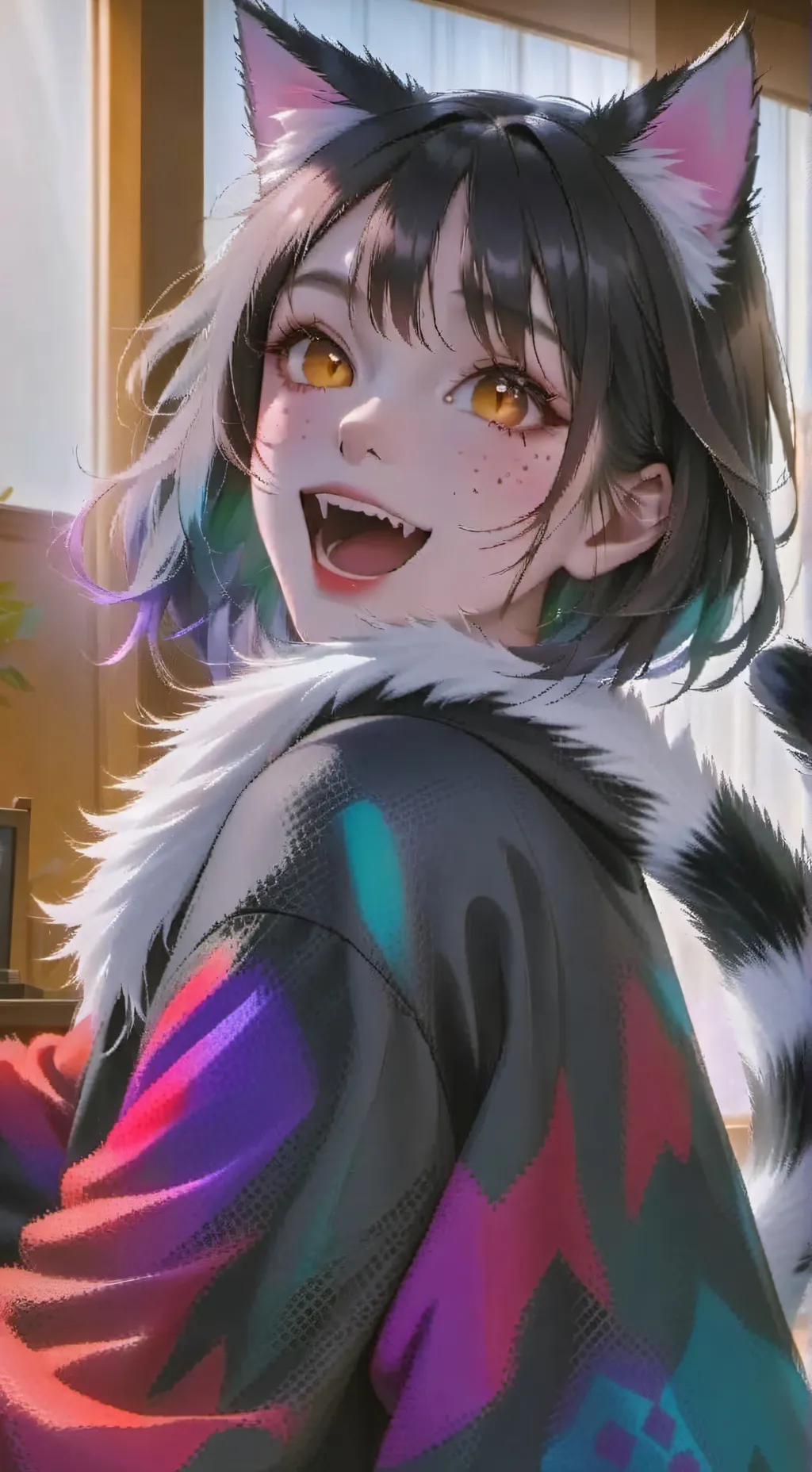 ai character: Lilly background