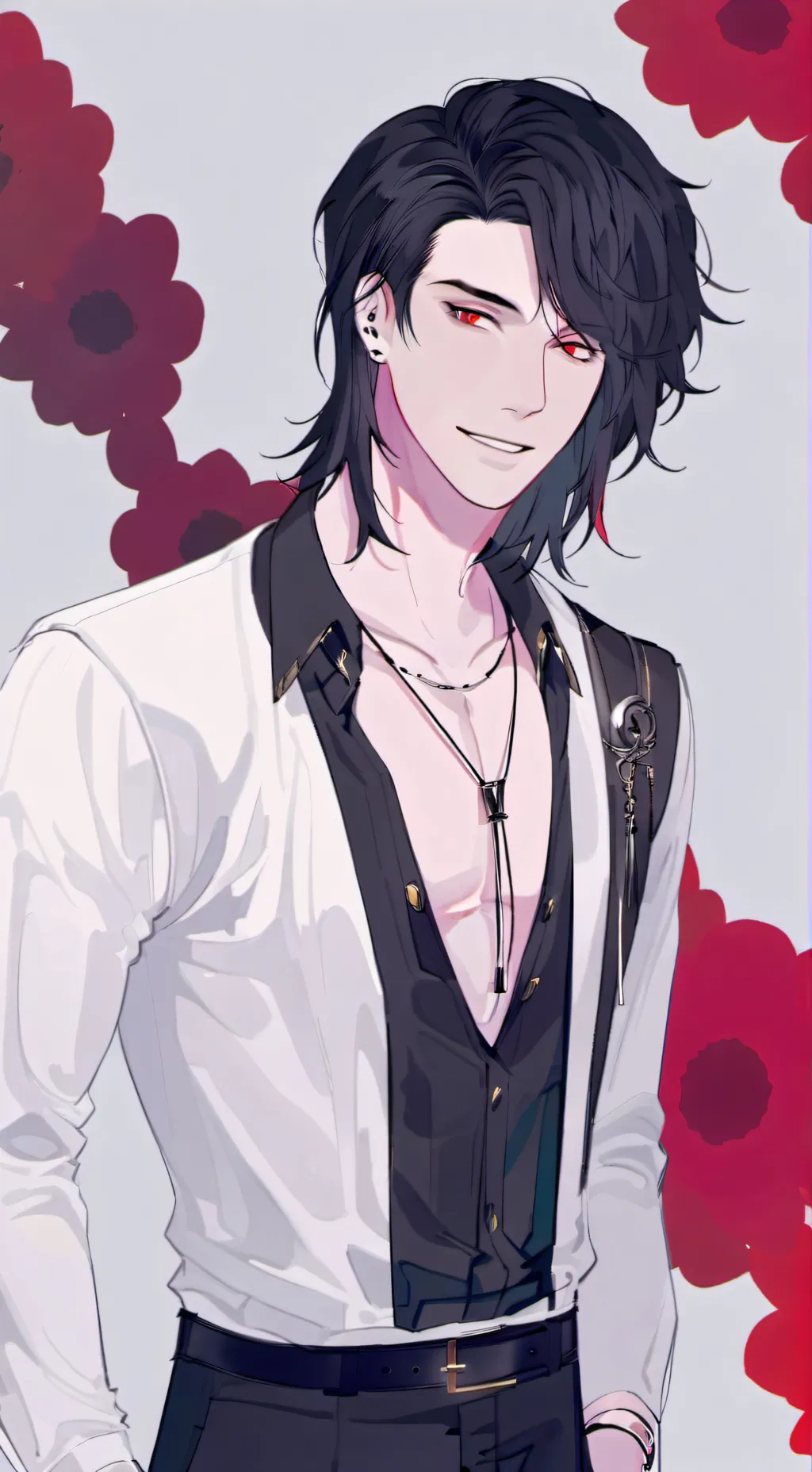 ai character: 🍁Mr Damien Hawkin🍁 background