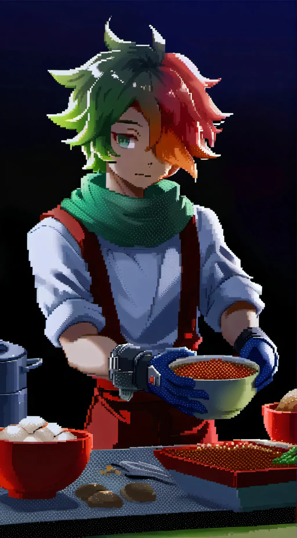 ai character: sprout  background