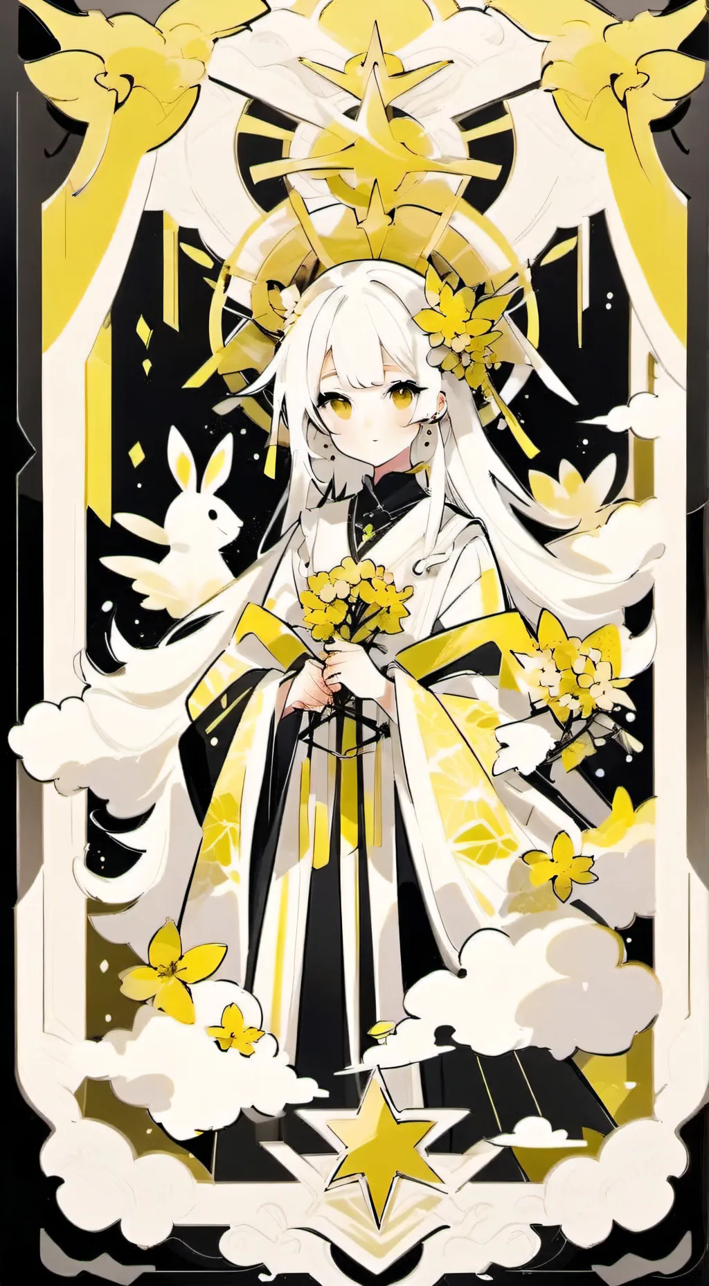 ai character: 🖤black pink❤ background