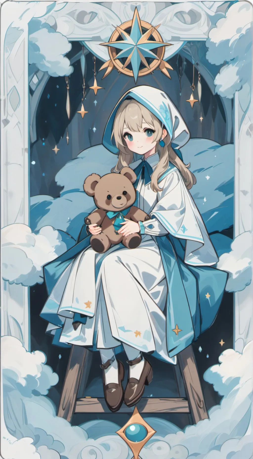 ai character: teddy background