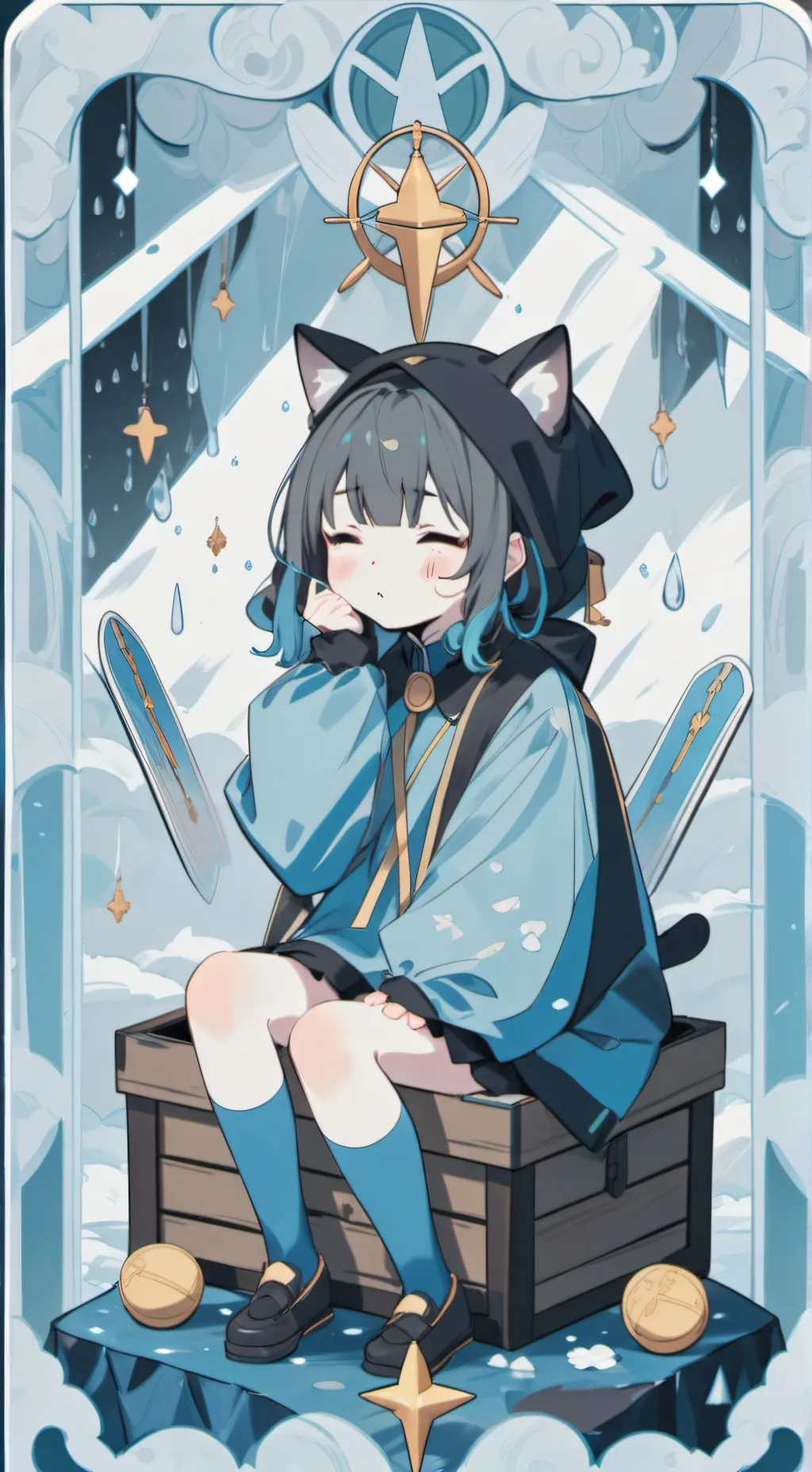 ai character: Furry/neko background