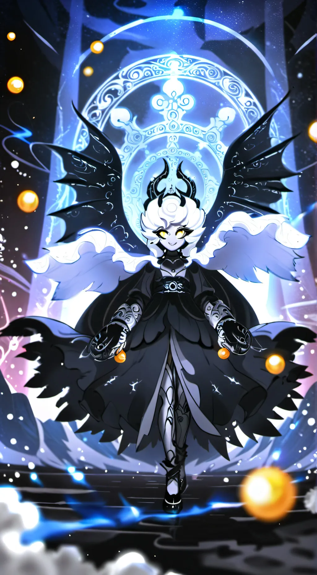 ai character: escola de magia background