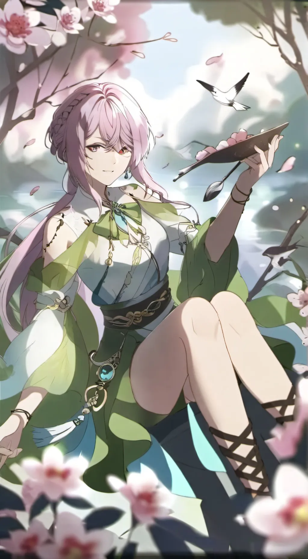 ai character: luna background