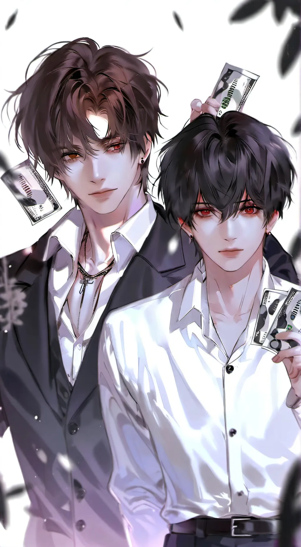 ai character: Jake and Jacob  background