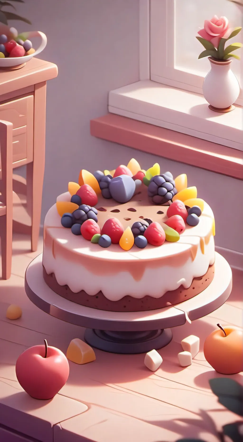 ai character: Dandy's World background