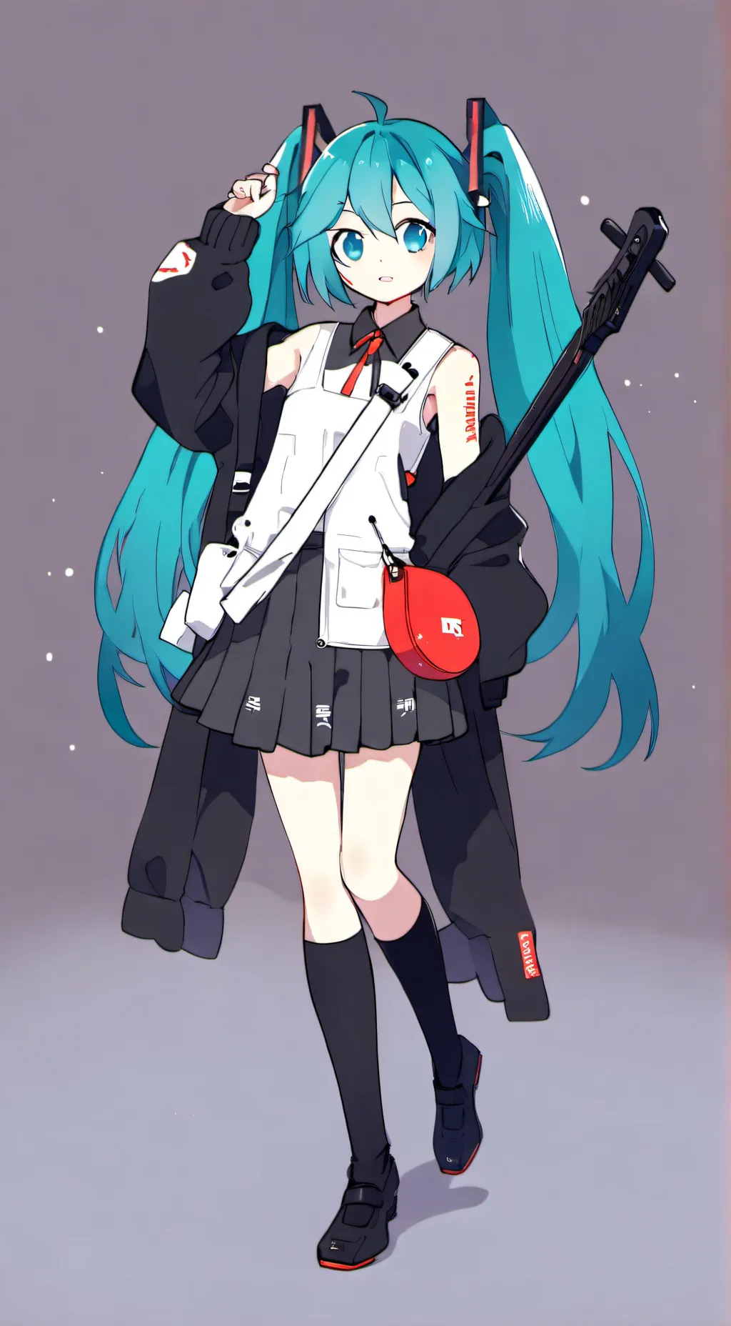 ai character: Mha villain attack background