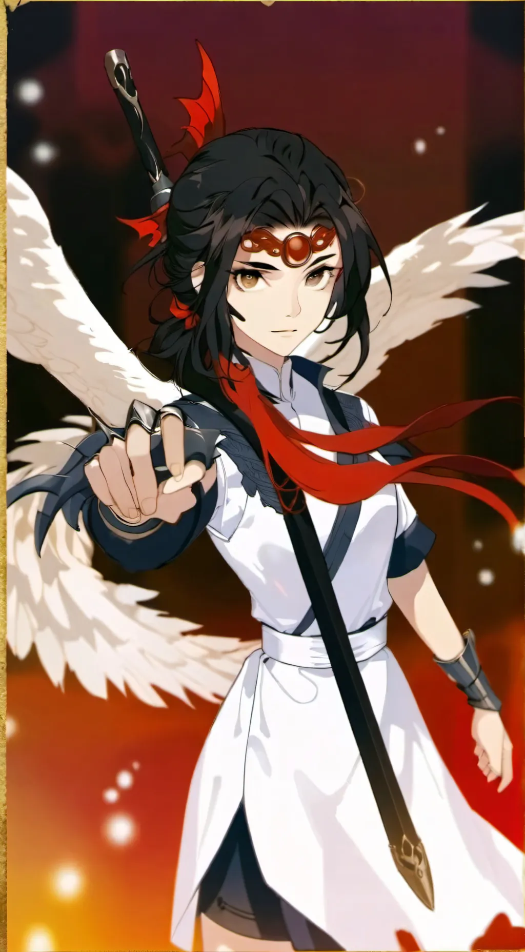 ai character: лина  background