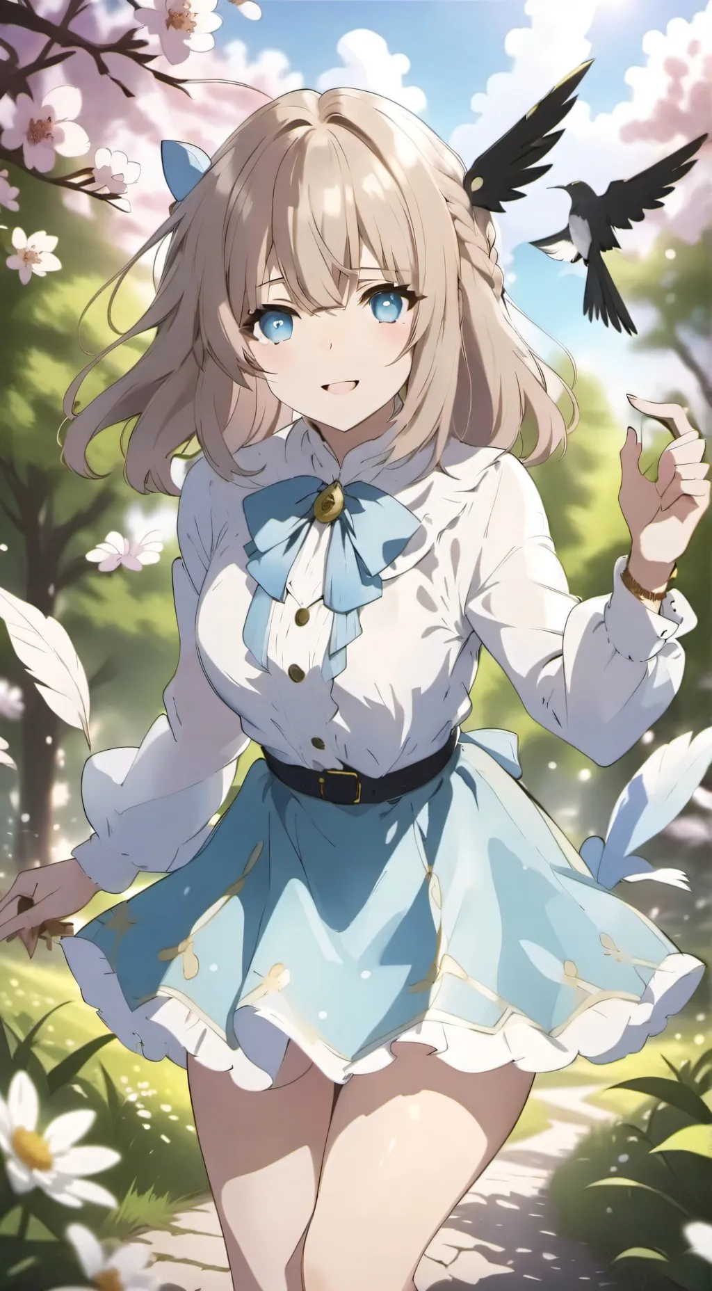 ai character: Lisa  background