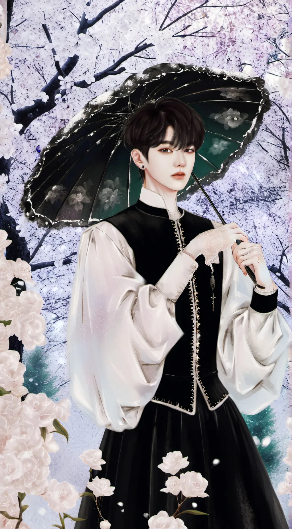 ai character: josue🌸 background