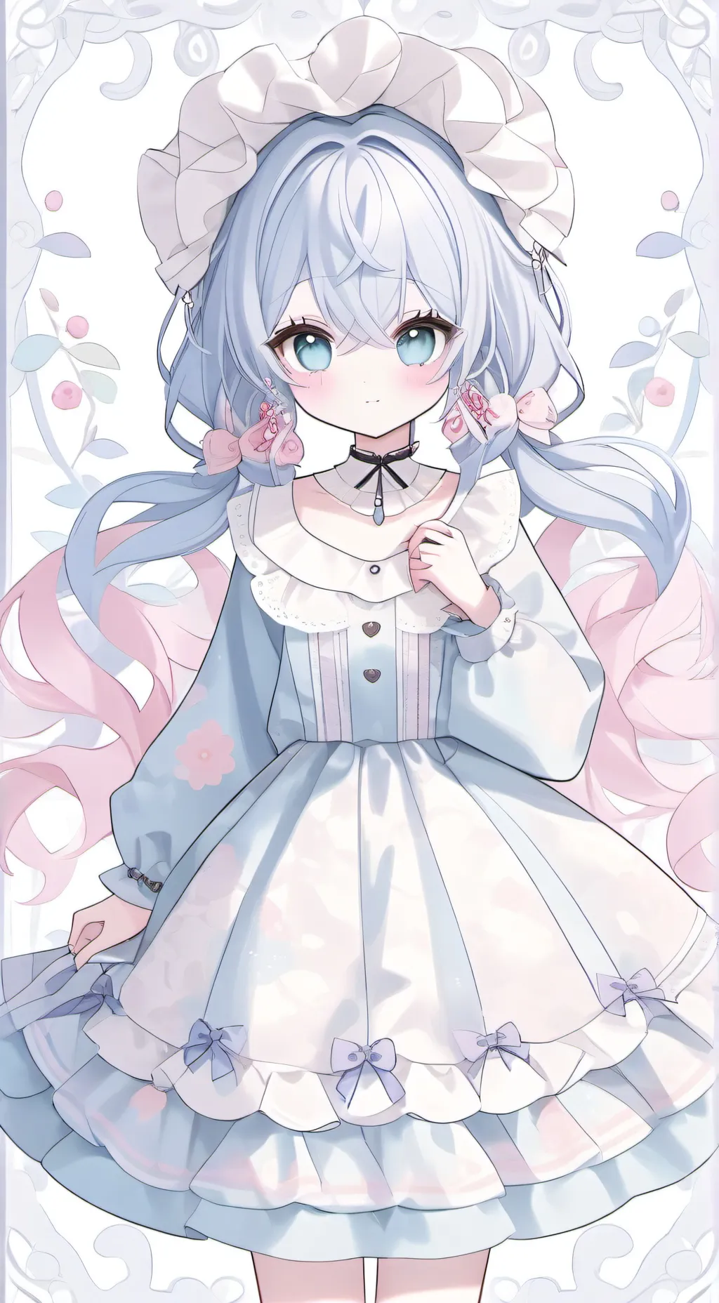 ai character: stitch  background