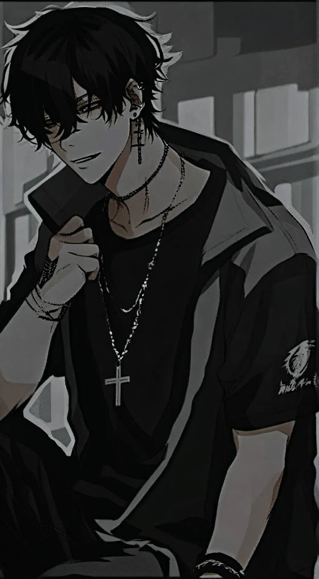 ai character: §•Leon•§ background