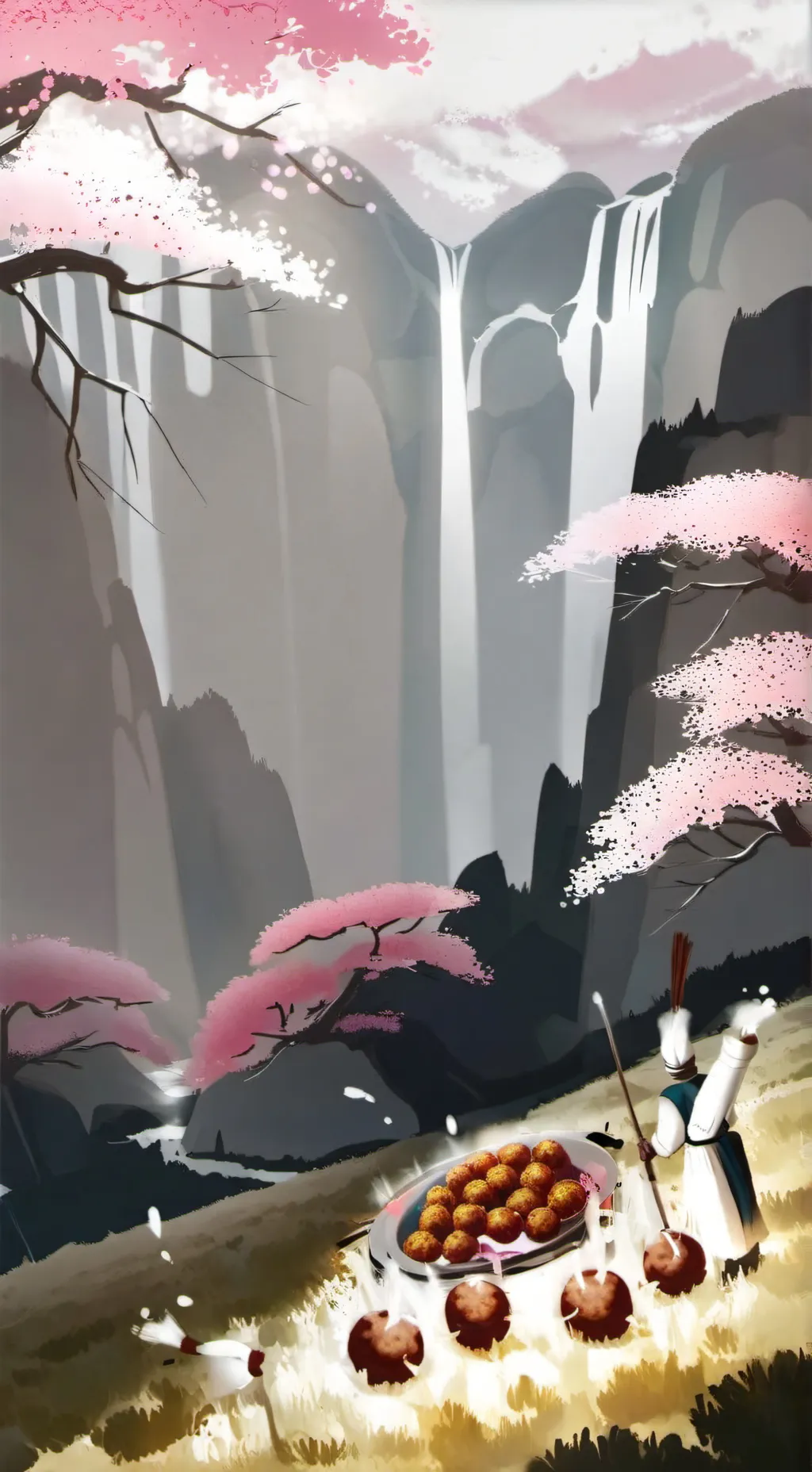 ai character: moonflower  background