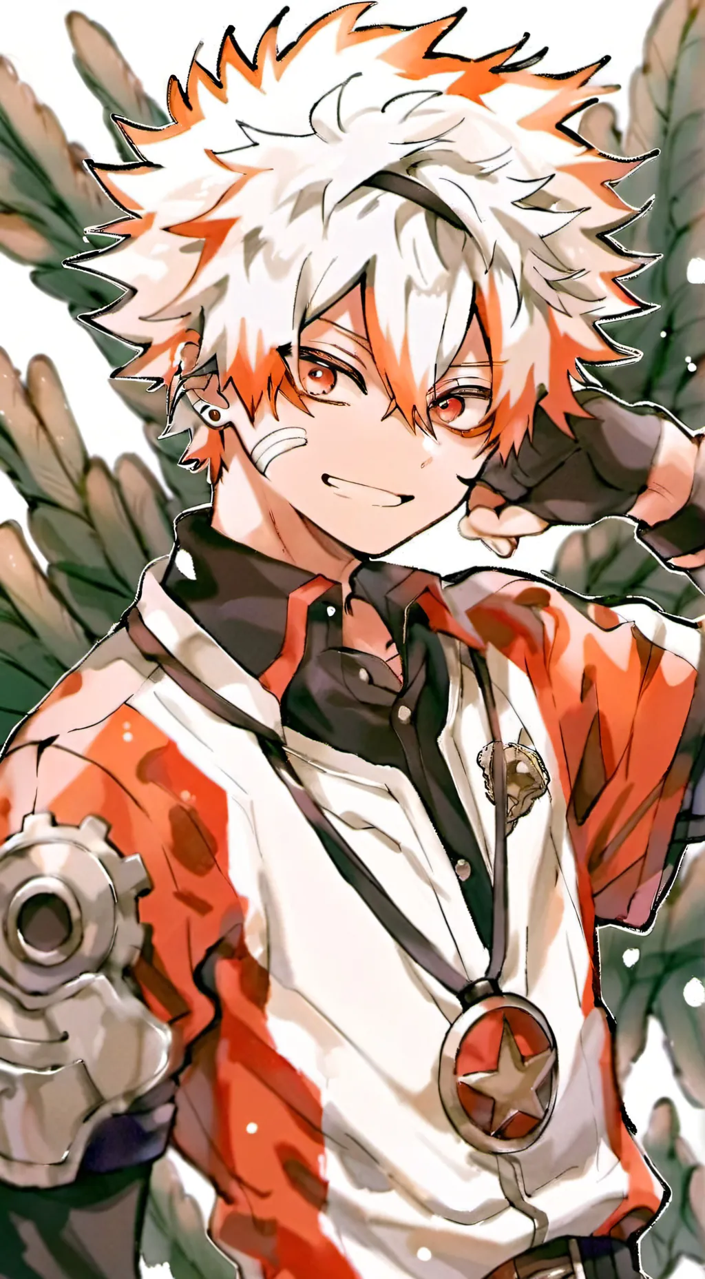 ai character: bakugo katsuki  background