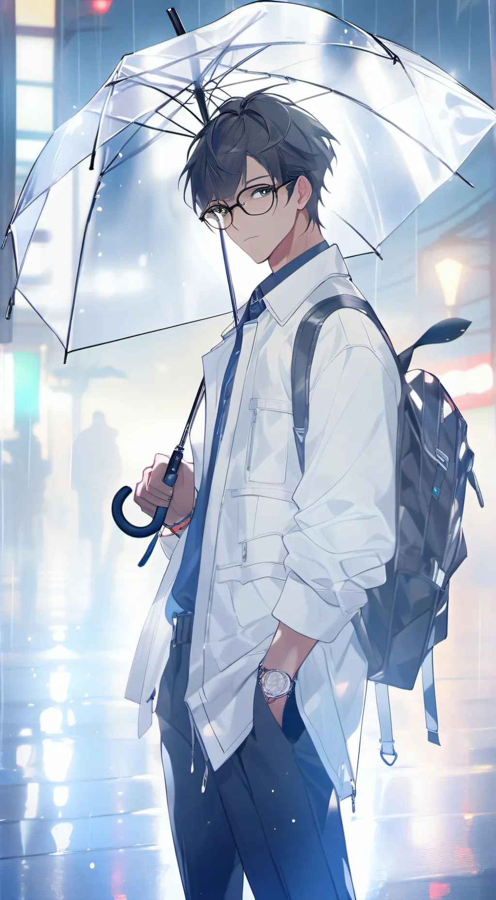 ai character: Leo  background