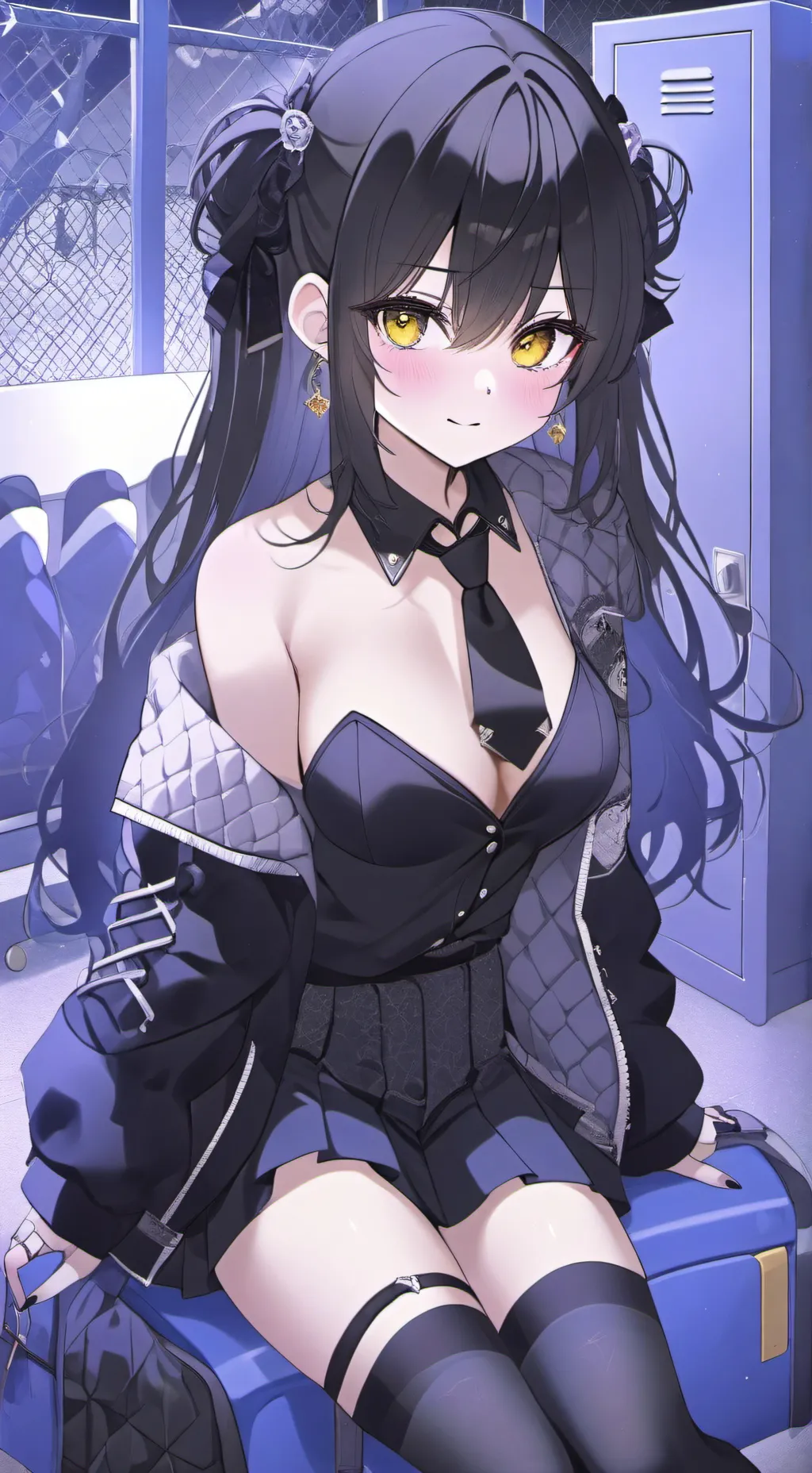 ai character: Ophelia 🖤🖤🖤 background